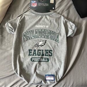 Pets First NFL Dog & Cat T-Shirt, Philadelphia Eagles, Large